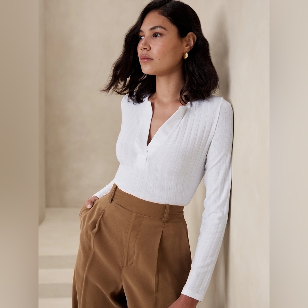 Banana Republic Wide Ribbed Shirt NWT